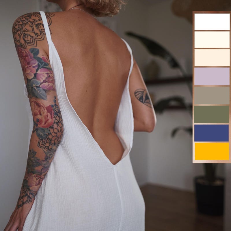 Backless Dress - Etsy