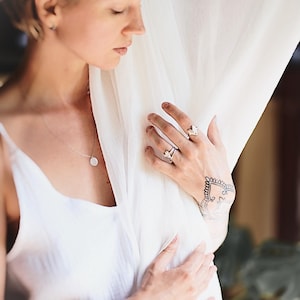 Heart Self-Love Ring – Minimalist Cool Rings for Everyday Wear | Thoughtful Gifts for Her – Silver Rings Symbolizing Divine Feminine