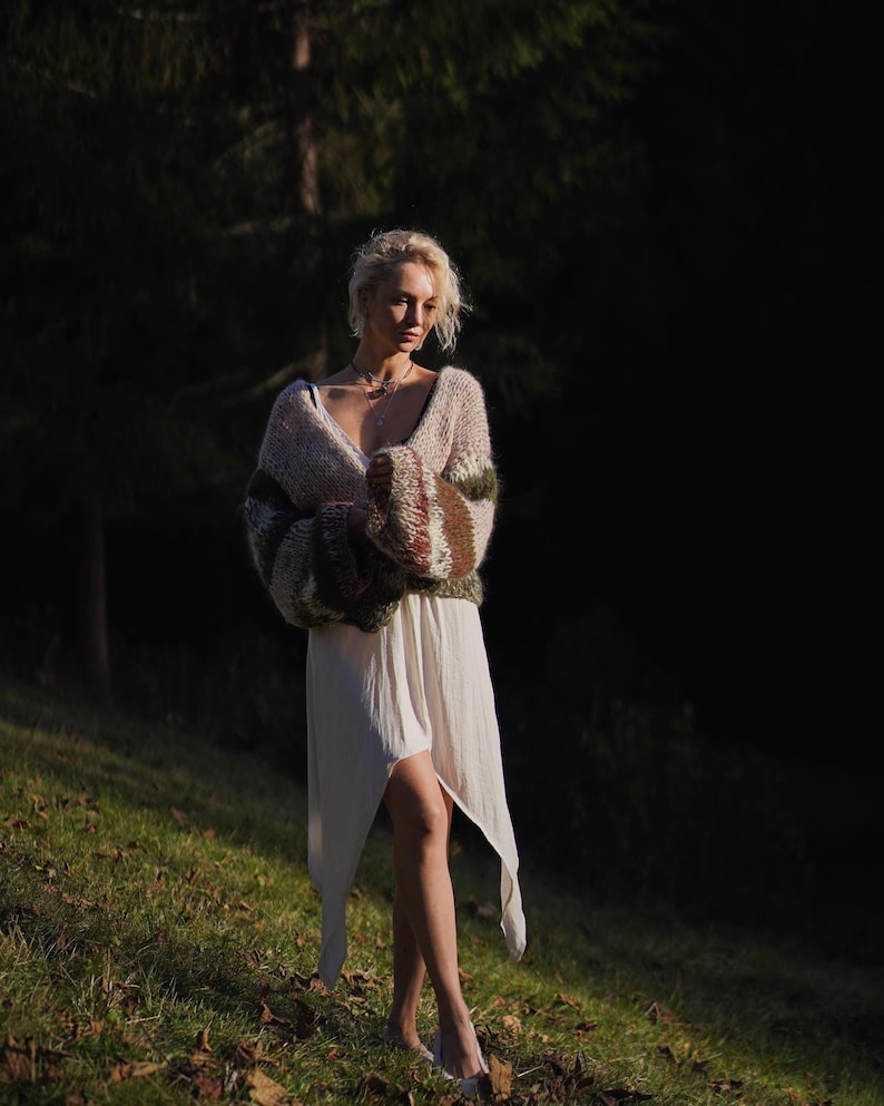 Open Back Cotton Goddess Dress | Boho Slip for Loungewear, Festival or Resort Outfit image 11