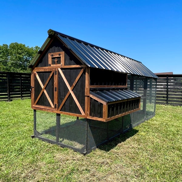 Walkin Chicken Coop Plans 24 Chickens PDF Chicken Shed Plans Digital