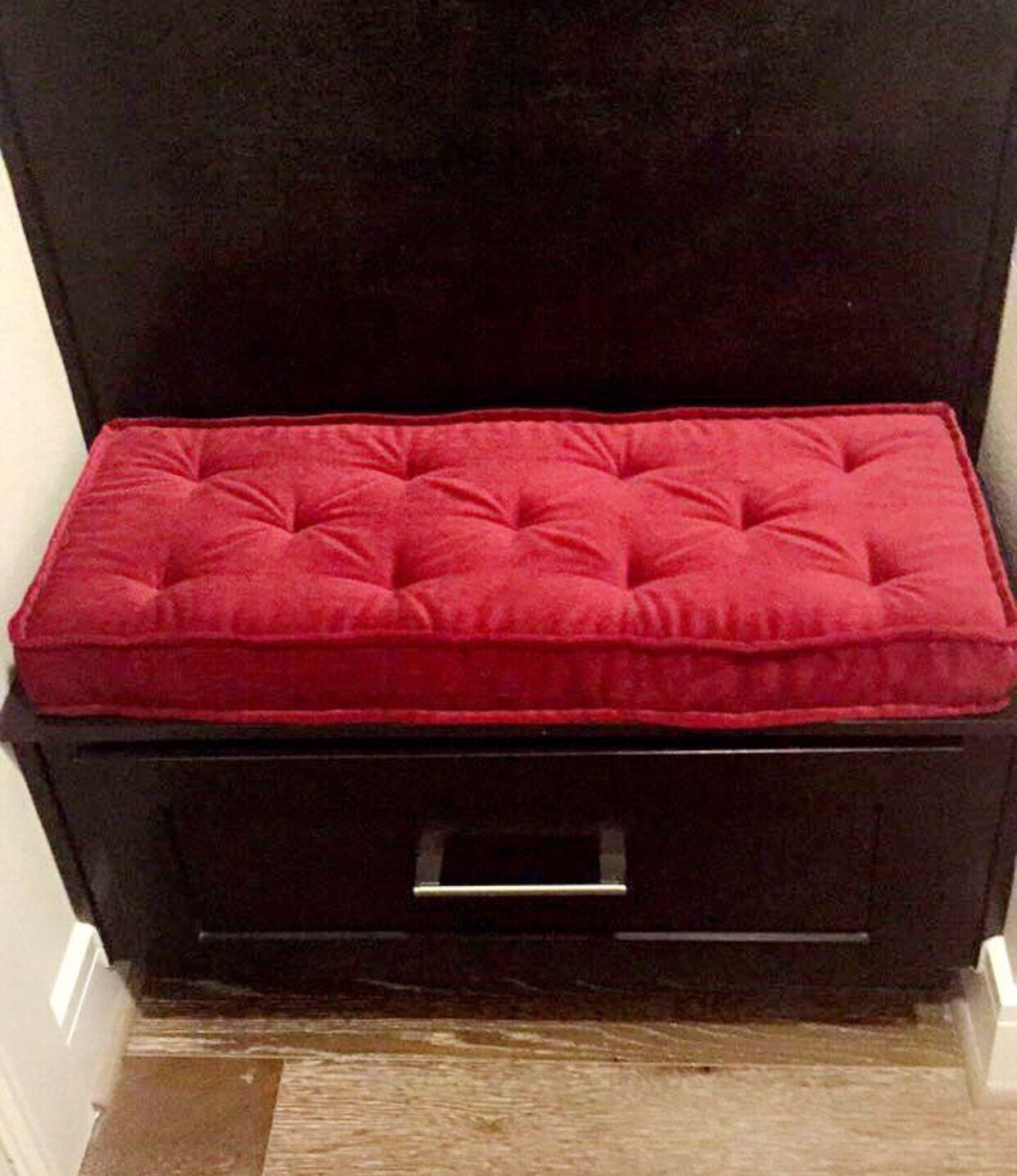 Velvet Bench Cushions Custom Bench Cushions Window Seat Etsy