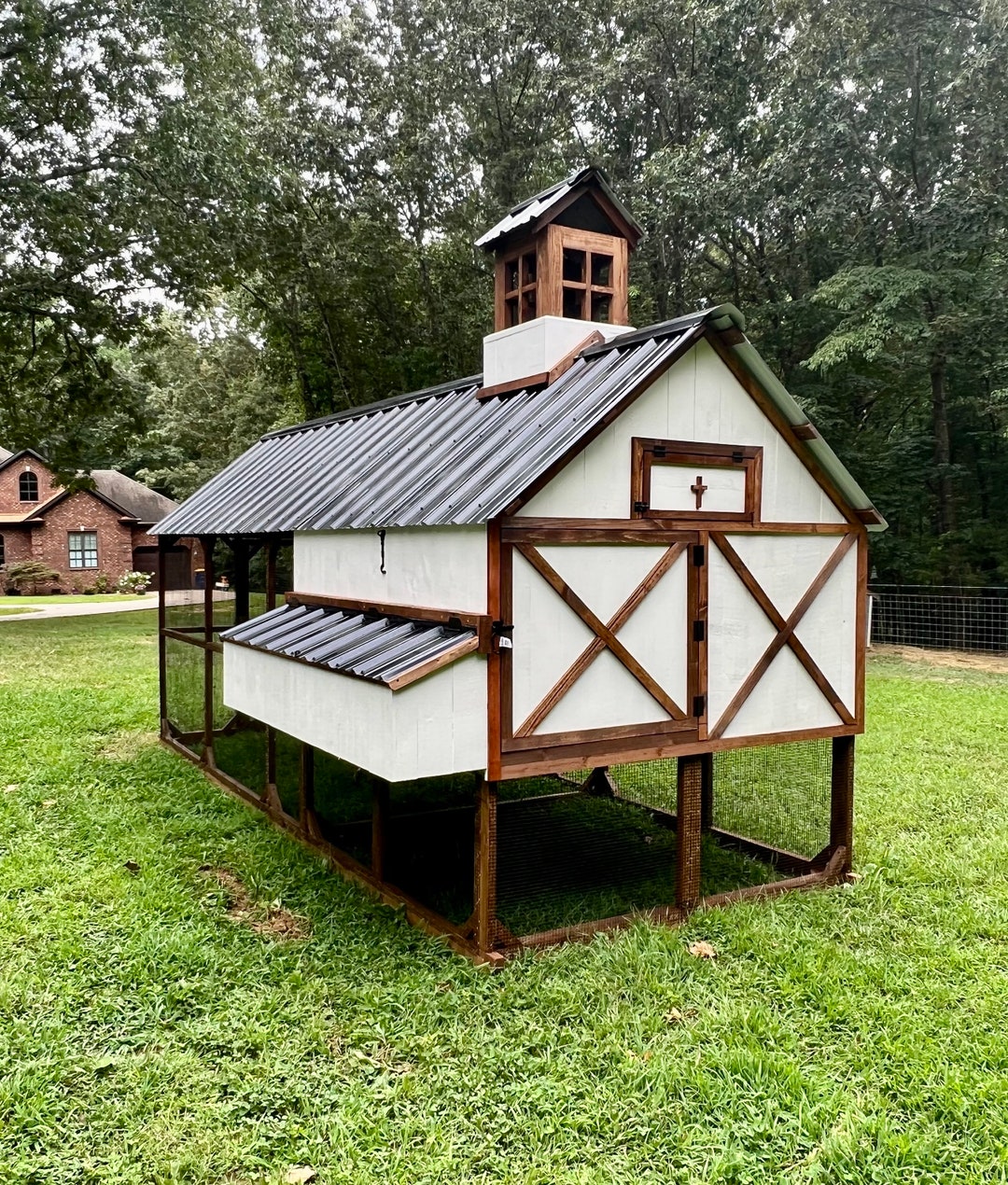 Chicken Coop Chicken Run Custom Chicken Coops Cupola Etsy