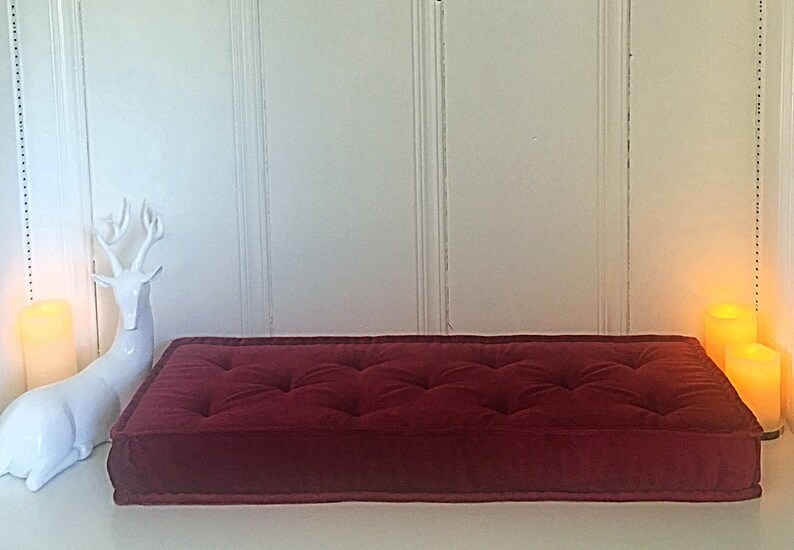 Velvet Bench Cushions Custom Bench Cushions Window Seat Etsy