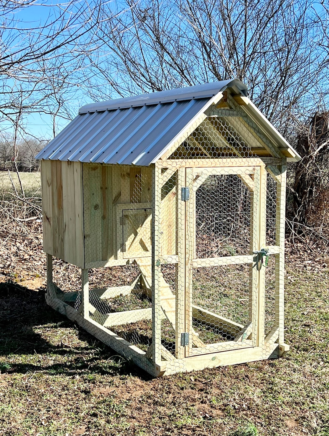 Chicken Coop Chicken Run Custom Chicken Coop 3x7 Etsy
