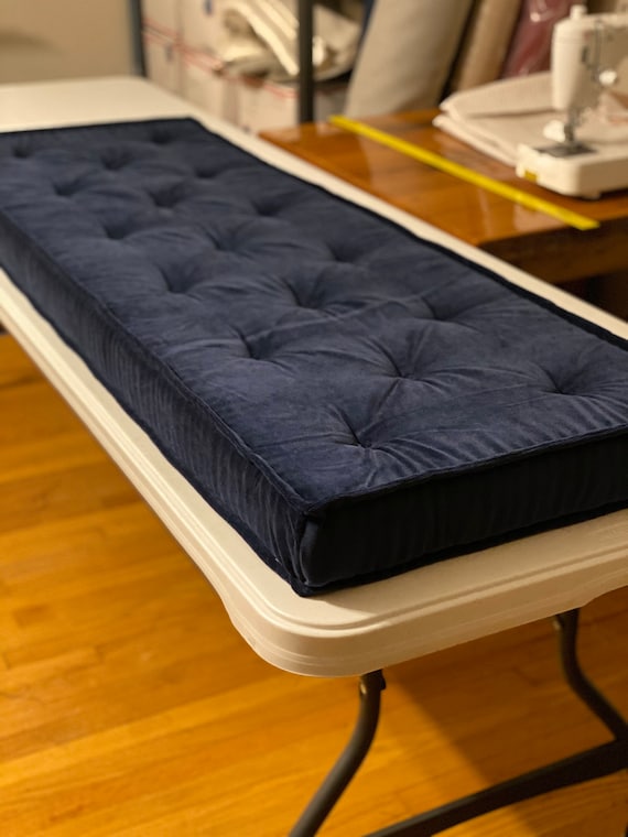 Velvet Bench Cushions Custom Bench Cushions Window Seat Etsy