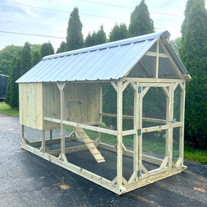 Chicken Coop - Chicken Run - Custom Chicken Coop 4x9