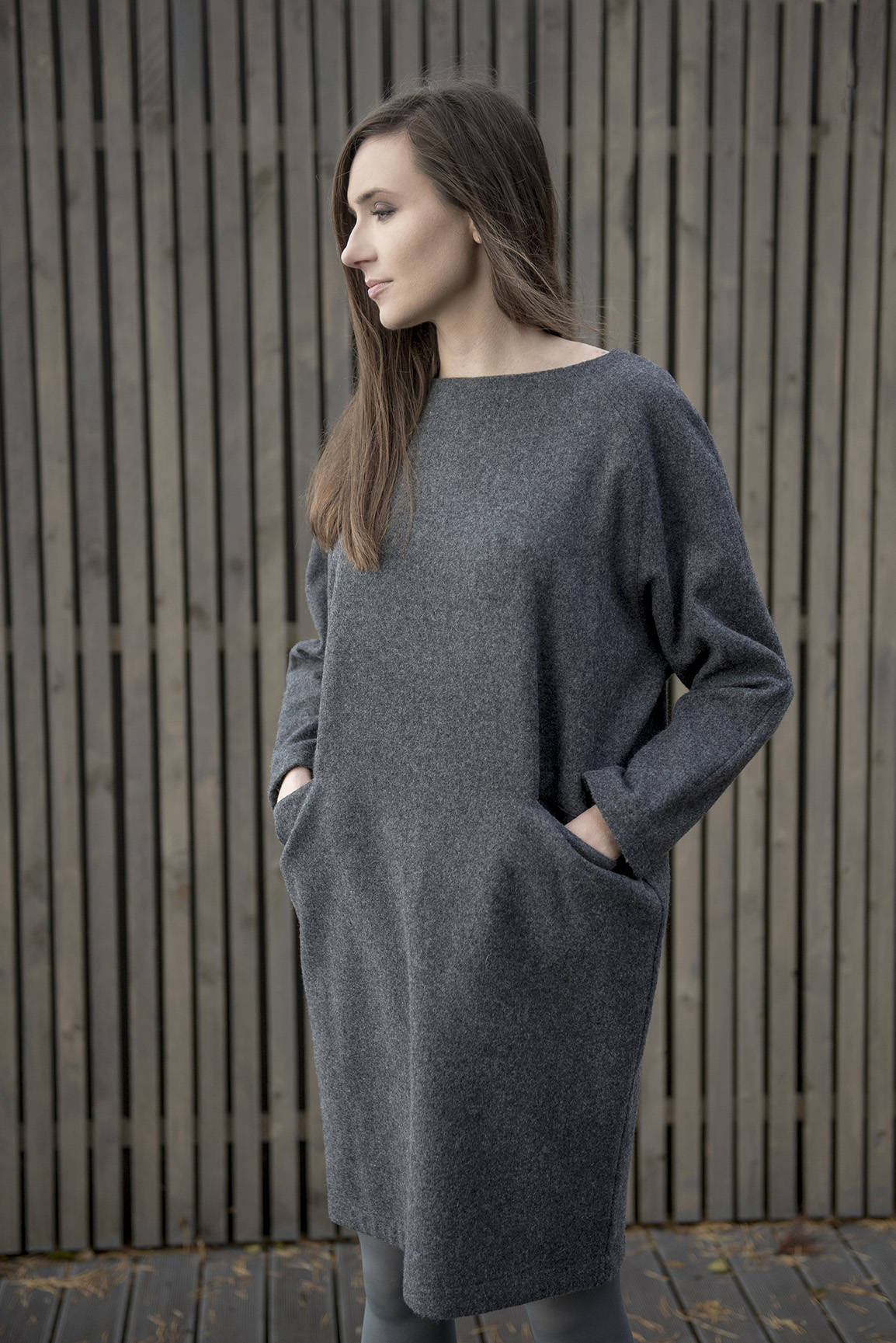Woolen Dress Motumo 17FW5 - Etsy
