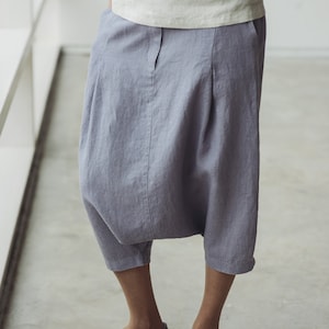 Linen Baggy Pants Motumo - 14K4