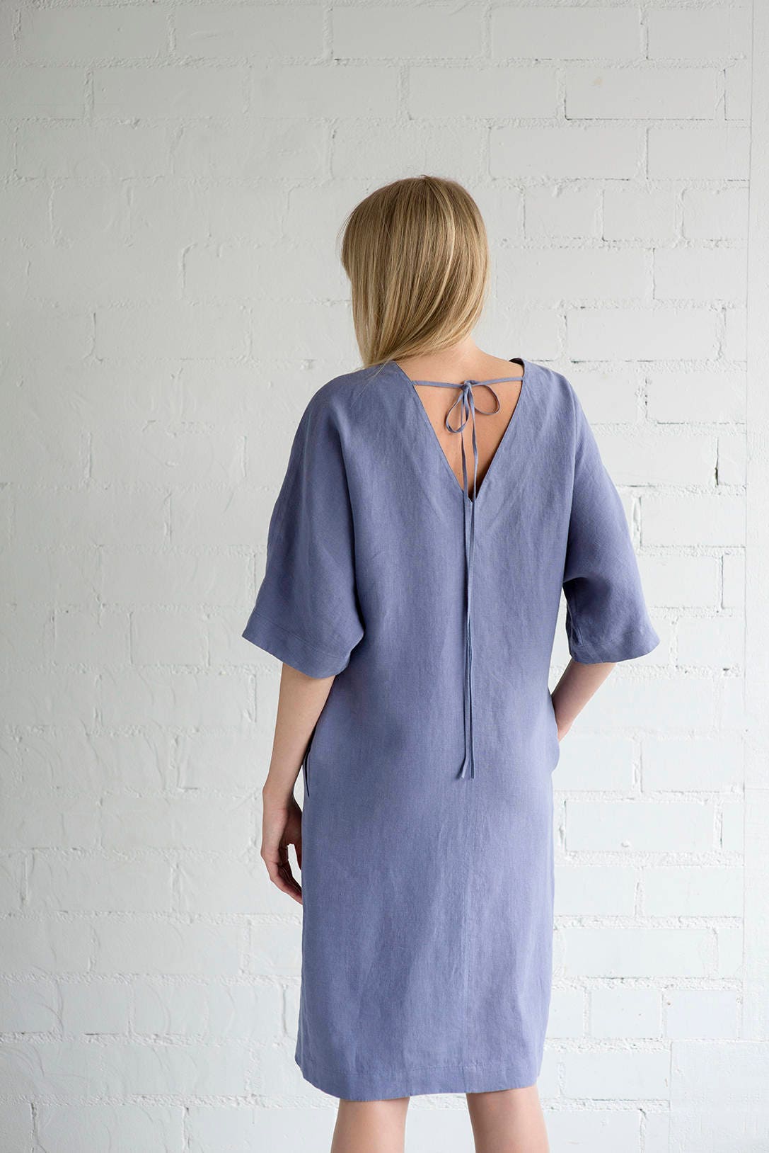 Платье Лен С Рукавами фото 18