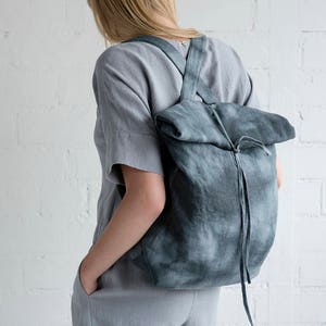 Linen Backpack Motumo – 17B3