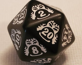 Crystal Ball D20 (A Single D20 from the Divination Dice Set)