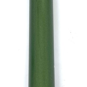 Bespoke JUNGLE GREEN   Round Pen Rods Blanks - Cast with High Pressure and Heated Chamber -  .75 x 8.25 (1 Blank)