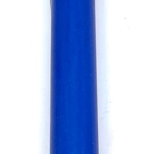 Bespoke SKY BLUE   Round Pen Rods Blanks - Cast with High Pressure and Heated Chamber -  .75 x 8.25 (1 Blank)