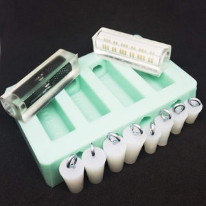 HOBBY-CAST JR Series Silicone Mold 4 Cavity Tube In Mold For Pen Blanks