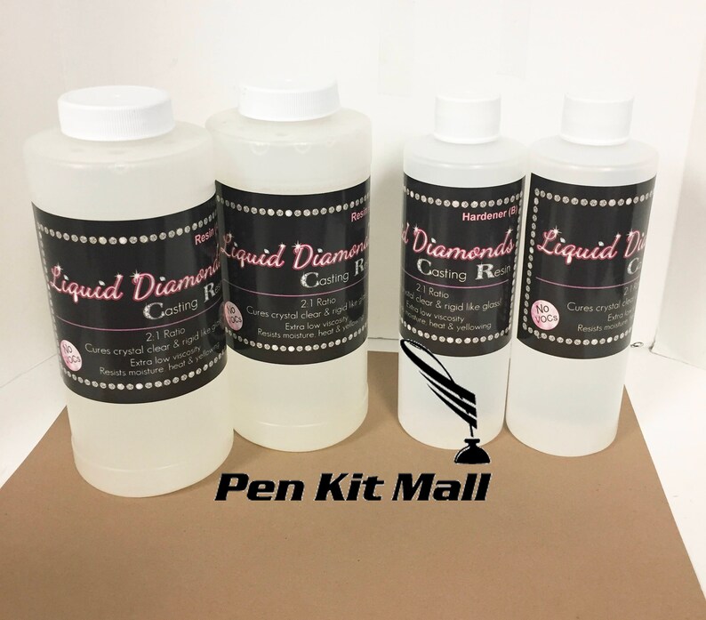 Liquid Diamonds Crystal Clear Casting Resin Epoxy Resin 24oz Etsy