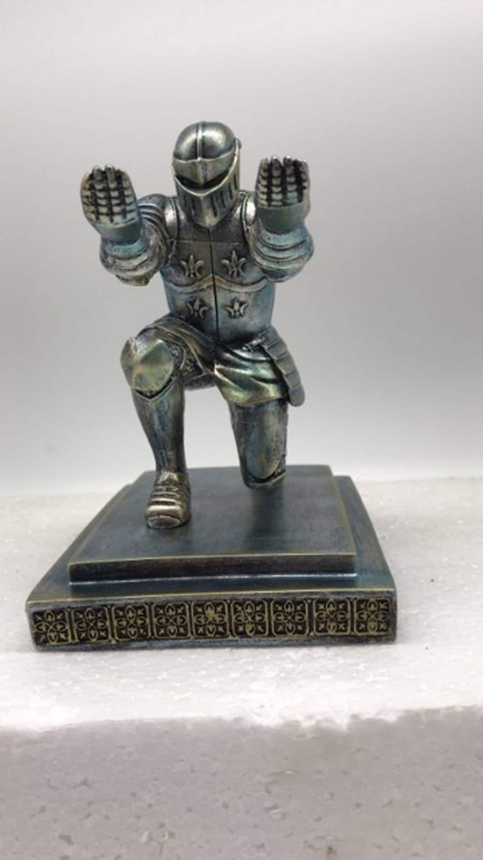 Executive Knight Pen Holder Decorative Resin Pen Holders Etsy