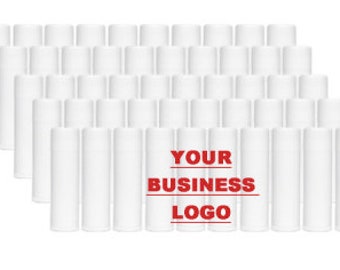 Business Logo Personalized Lip Balm w/ Custom Label -  Wedding, Baby, Bridal Shower, Bachelorette, Birthday, Business, Logo