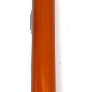 Bespoke CRYSTAL ORANGE  Round Pen Rods Blanks - Cast with High Pressure and Heated Chamber -  .75 x 8.25 (1 Blank)