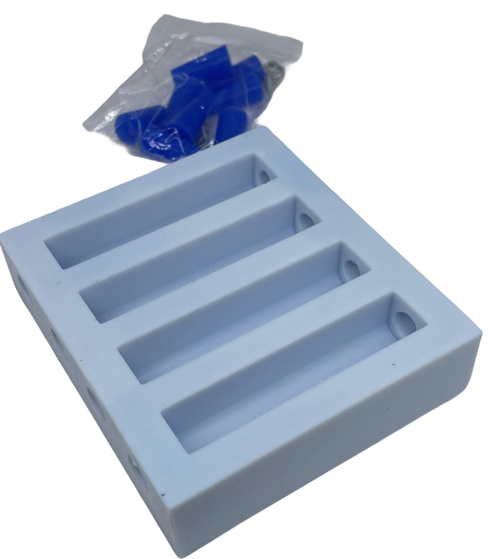 Moule en Silicone Original _ HOBBY-CAST série ZEN, Tube à 4 cavités pour ébauches de stylos - France