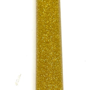 Bespoke CRYSTAL GOLD  Round Pen Rods Blanks - Cast with High Pressure and Heated Chamber -  .75 x 8.25 (1 Blank)