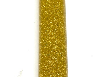 Bespoke CRYSTAL GOLD  Round Pen Rods Blanks - Cast with High Pressure and Heated Chamber -  .75 x 8.25 (1 Blank)