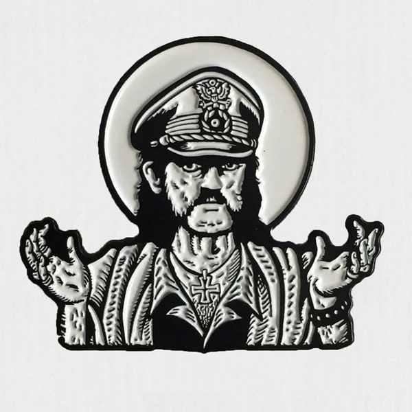 What would Lemmy Do Enamel Pin Motorhead Tribute wwld by Seven 13 Productions