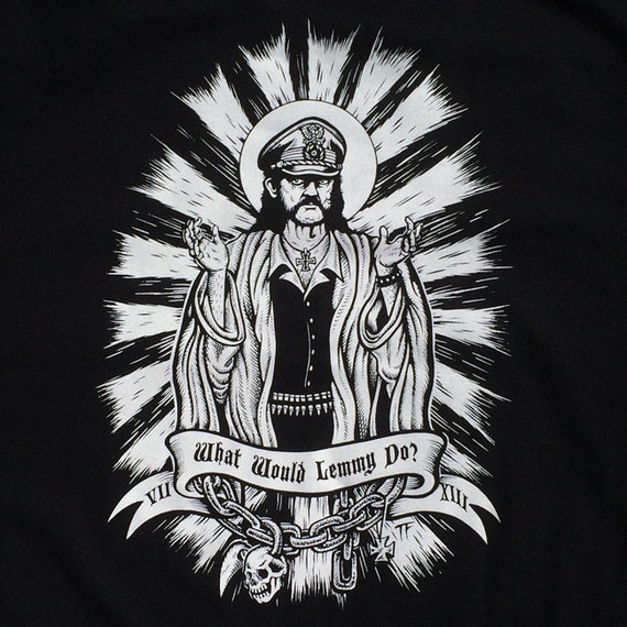 Handmade WWLD What Would Lemmy Do Earrings MotorHead Metal Rock
