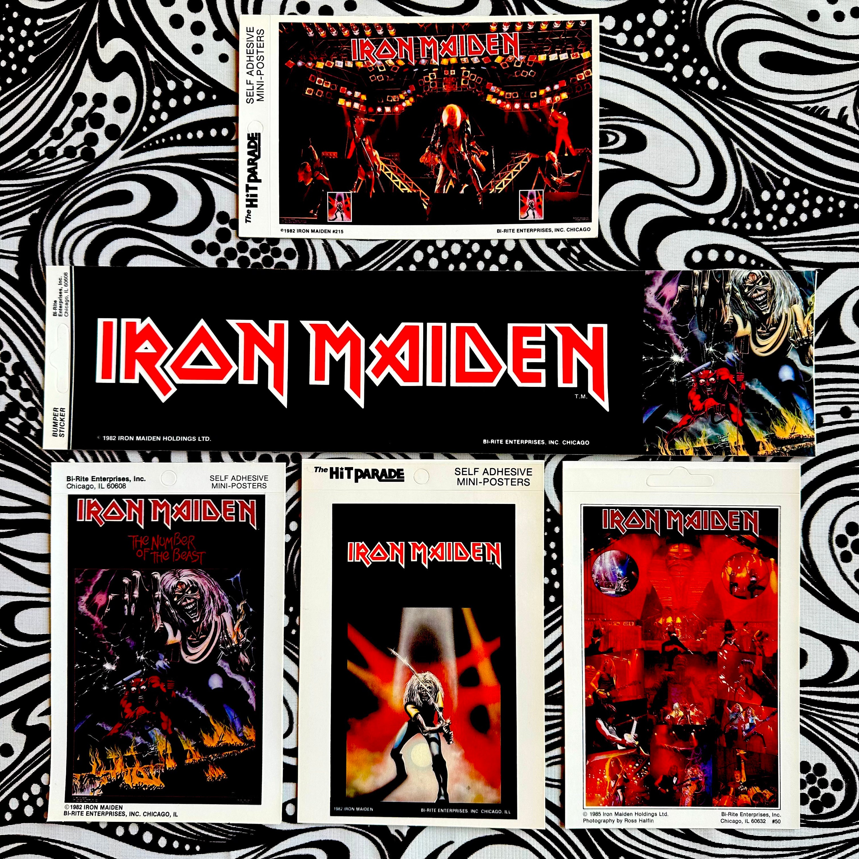Vintage Iron Maiden Poster - Etsy