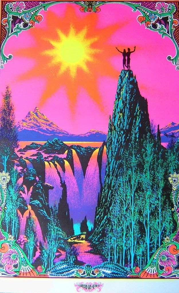 70s blacklight poster - Etsy 日本
