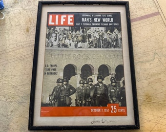 LIFE Magazine Framed Portrait - October 7, 1957 Issue | Home Decor