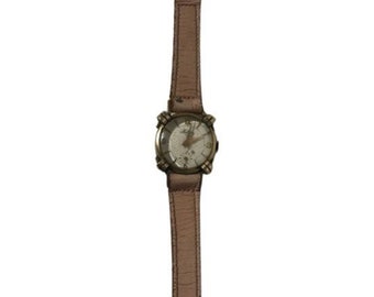 Vintage Metron Leather Wrist Watch | Jewelry