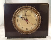 Telechron Art Deco Selector Electric Bakelite Mantel Clock 1930 39 s