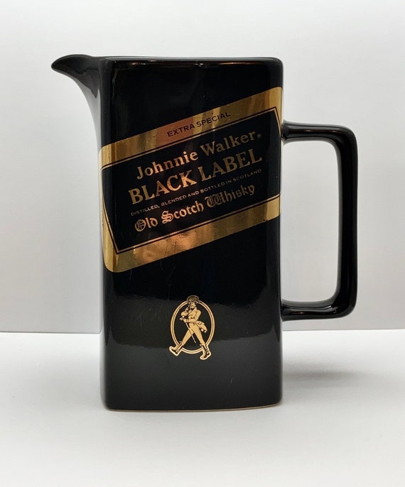 New Johnnie Walker Black Label Acrylic Ice Bucket Cooler Box Whisky Collectibles