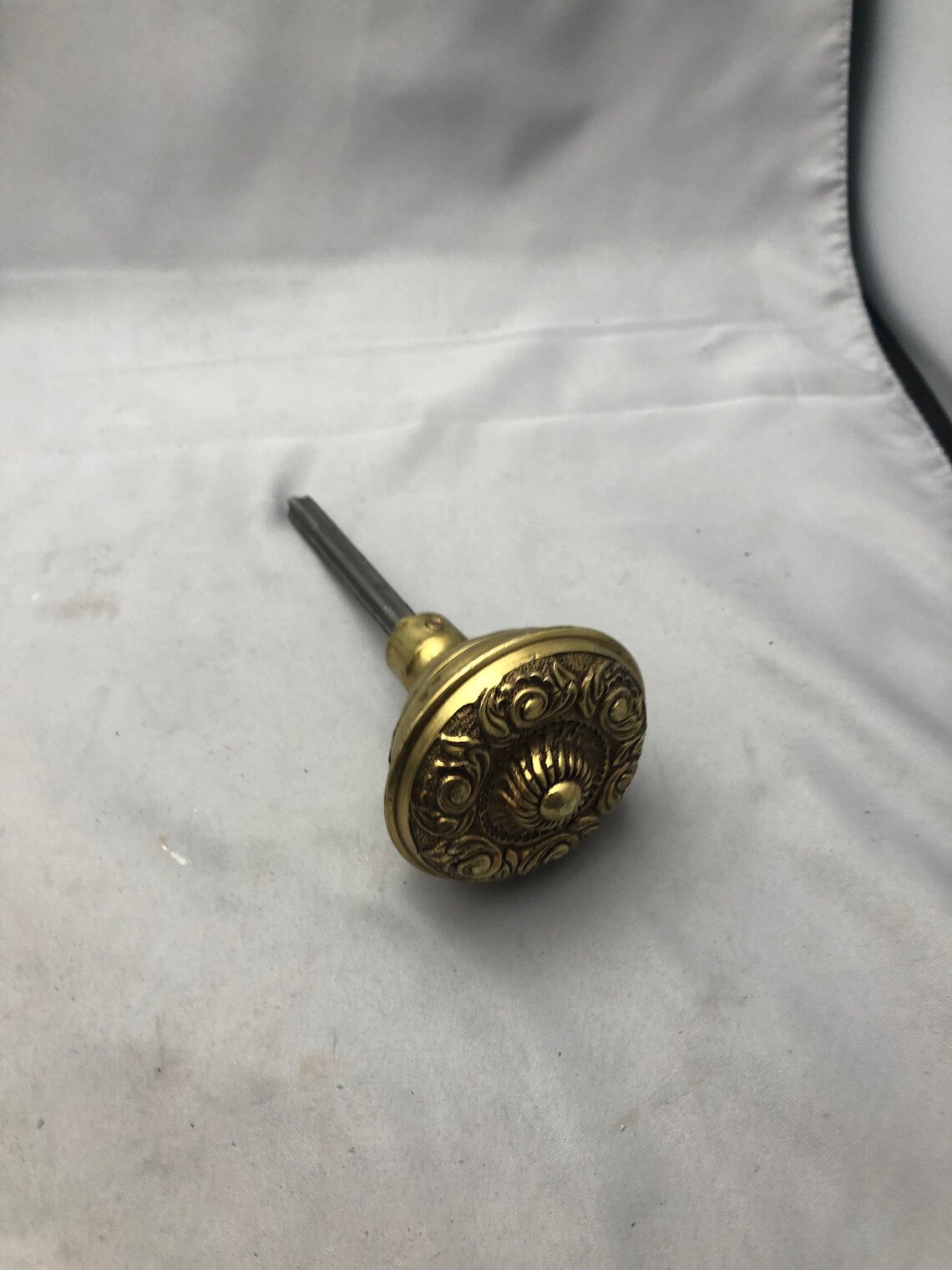 Antique Victorian Brass Door Knobs Etsy