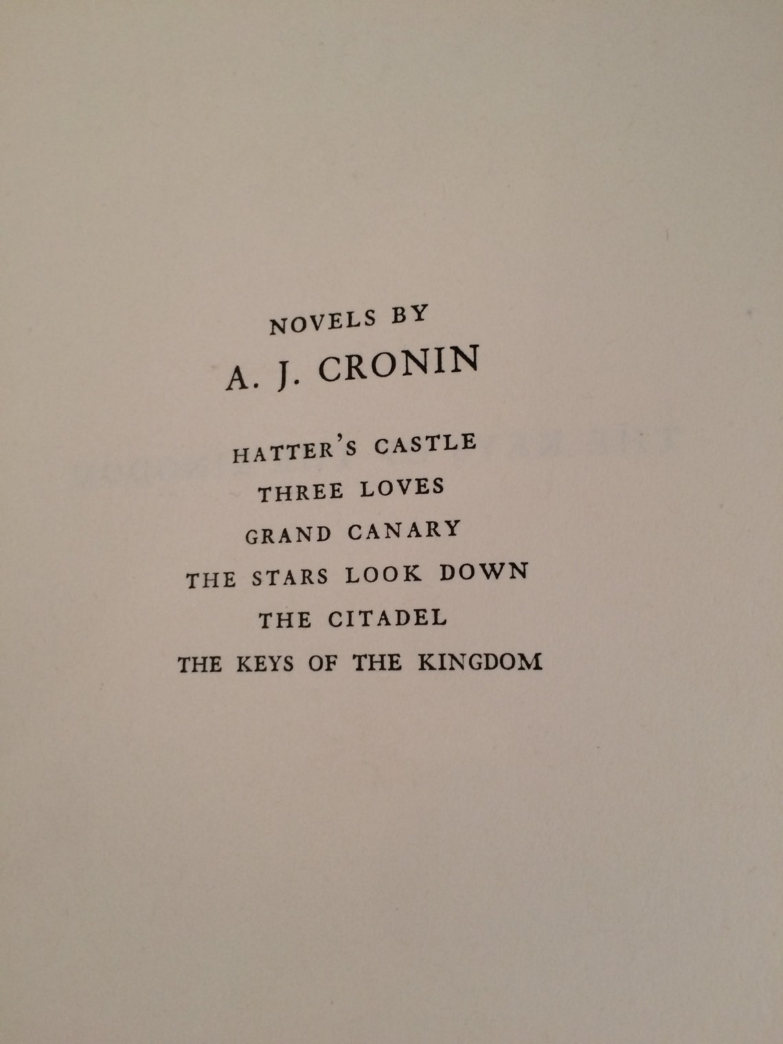 the keys to the kingdom aj cronin the keys to the kingdom aj cronin