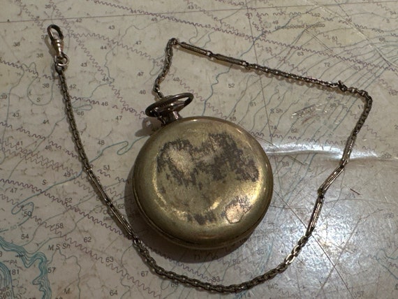 Vintage American Waltham Pocket Watch w/ Chain | … - image 5