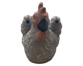 Vintage Porcelain Chicken and Chicks - Salt&Pepper Shakers