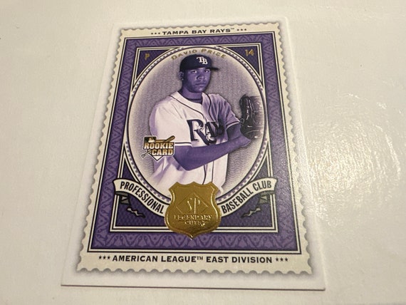 David Price Tampa Bay Rays Collectible Baseball Card 