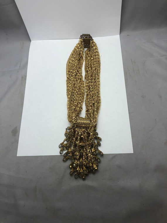 Geoffrey Beene gold necklace