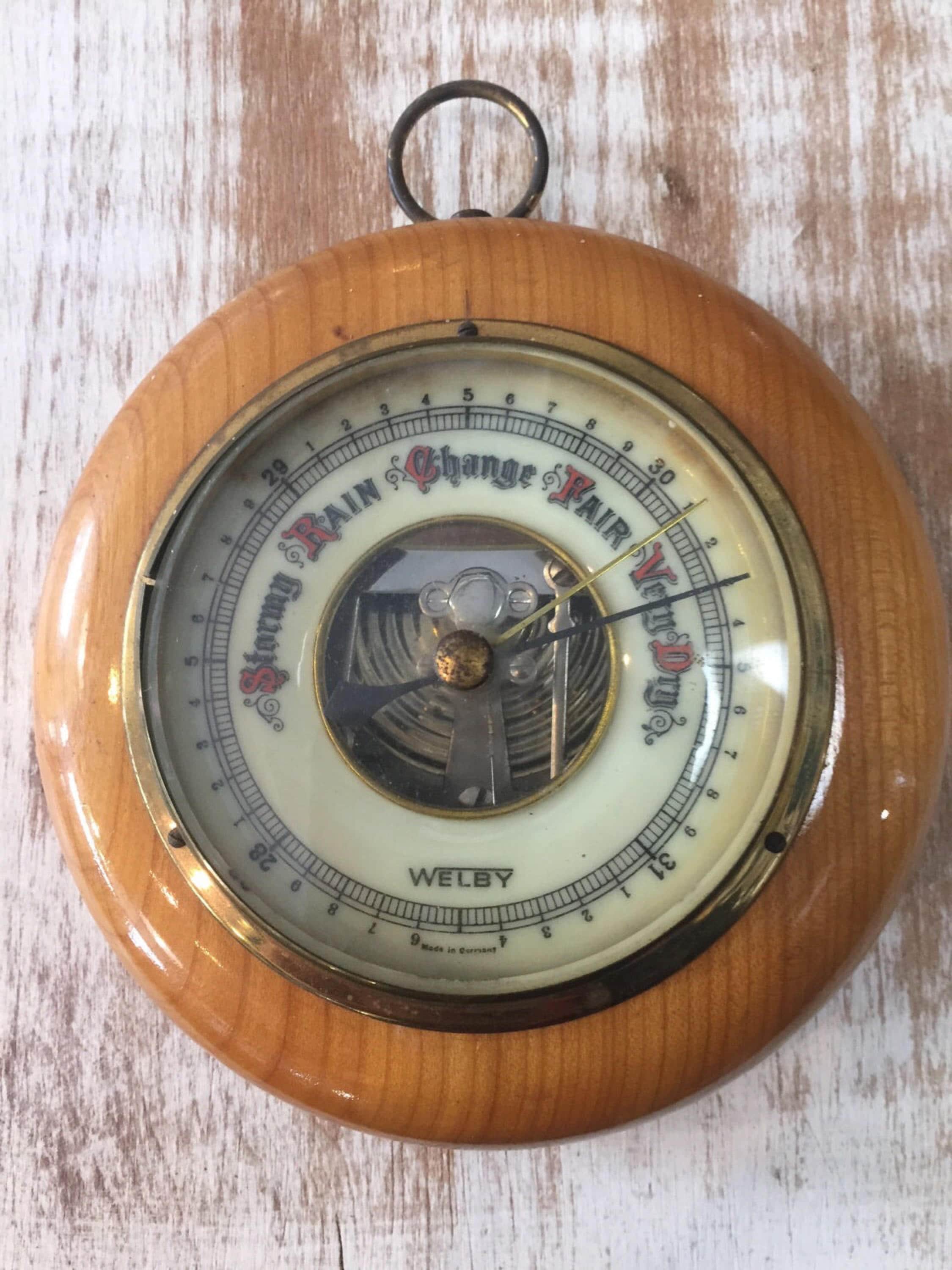 Vintage Welby Barometer Made in Western Germany Collectibles Figurines
