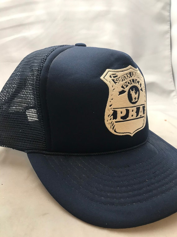 Vintage Suffolk County Police PBA Trucker Cap - image 5