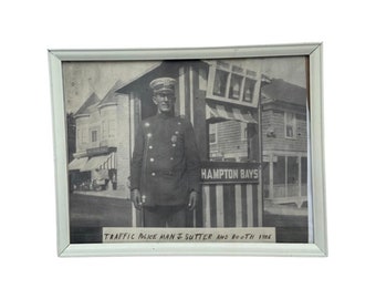 Traffic Police Photograph from 1926 featuring J. Sutter