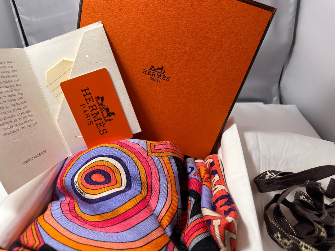 hermes tohu bohu cashmere shawl