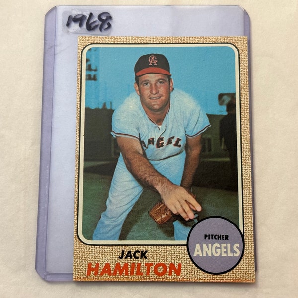 Jack Hamilton - Angels Pitcher | Baseball Card
