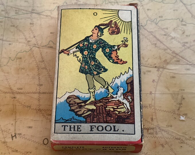 Vintage Authentic Tarot Cards - Etsy