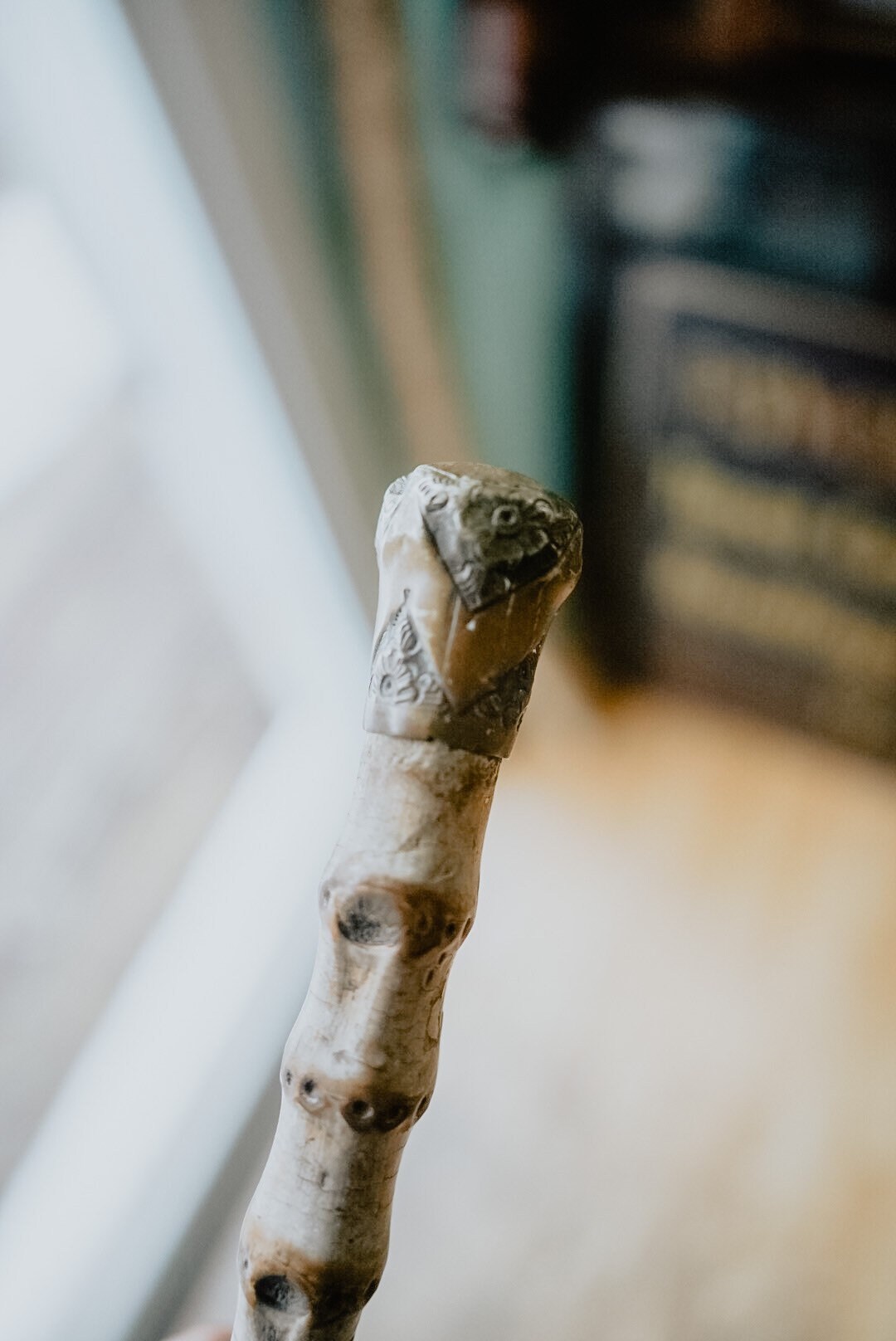 Antique Bamboo Cane Etsy