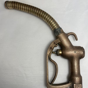 Vintage 1940s Morrison Brass Gas Pump Nozzle FIG. 227C