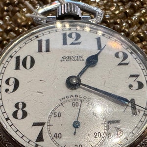 Orvin Pocket Watch Collectibles image 2