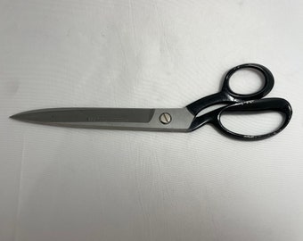 Vintage Wiss Inlaid U.S.A. 22 Industrial, Upholstery Shears, Heavy Duty Cutting, Scissors