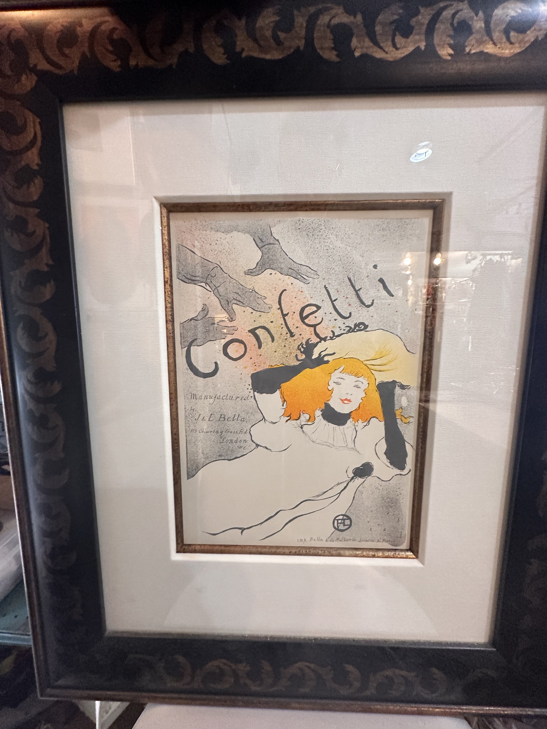 Henri de Toulouse-Lautre、Confetti、希少画集画